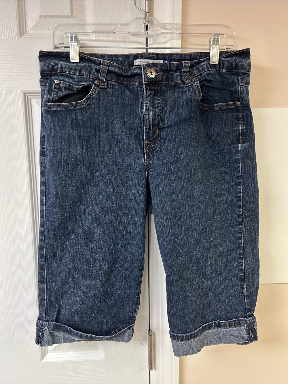 Y2K Bandolino Bermuda Cropped Jeans Capri